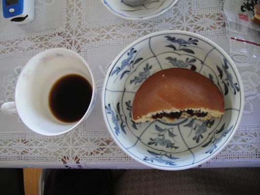 どら焼き・コーヒー